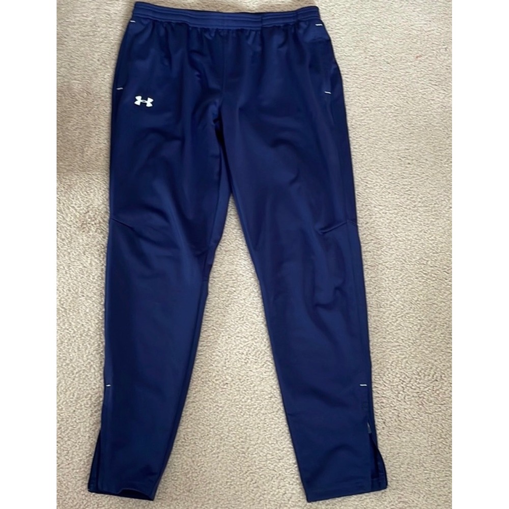 Under Armour Women's Fitted Navy Blue Training Pants Size Large